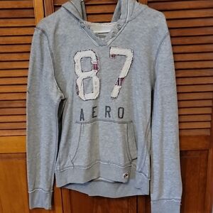Aero Gray Hoodie with 87 Graphic